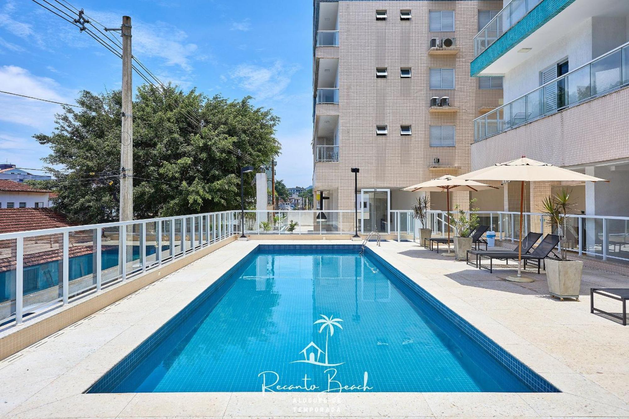 Apto Com Piscina Aquecida Sauna E Churrasqueira Apartamento Ubatuba Exterior foto