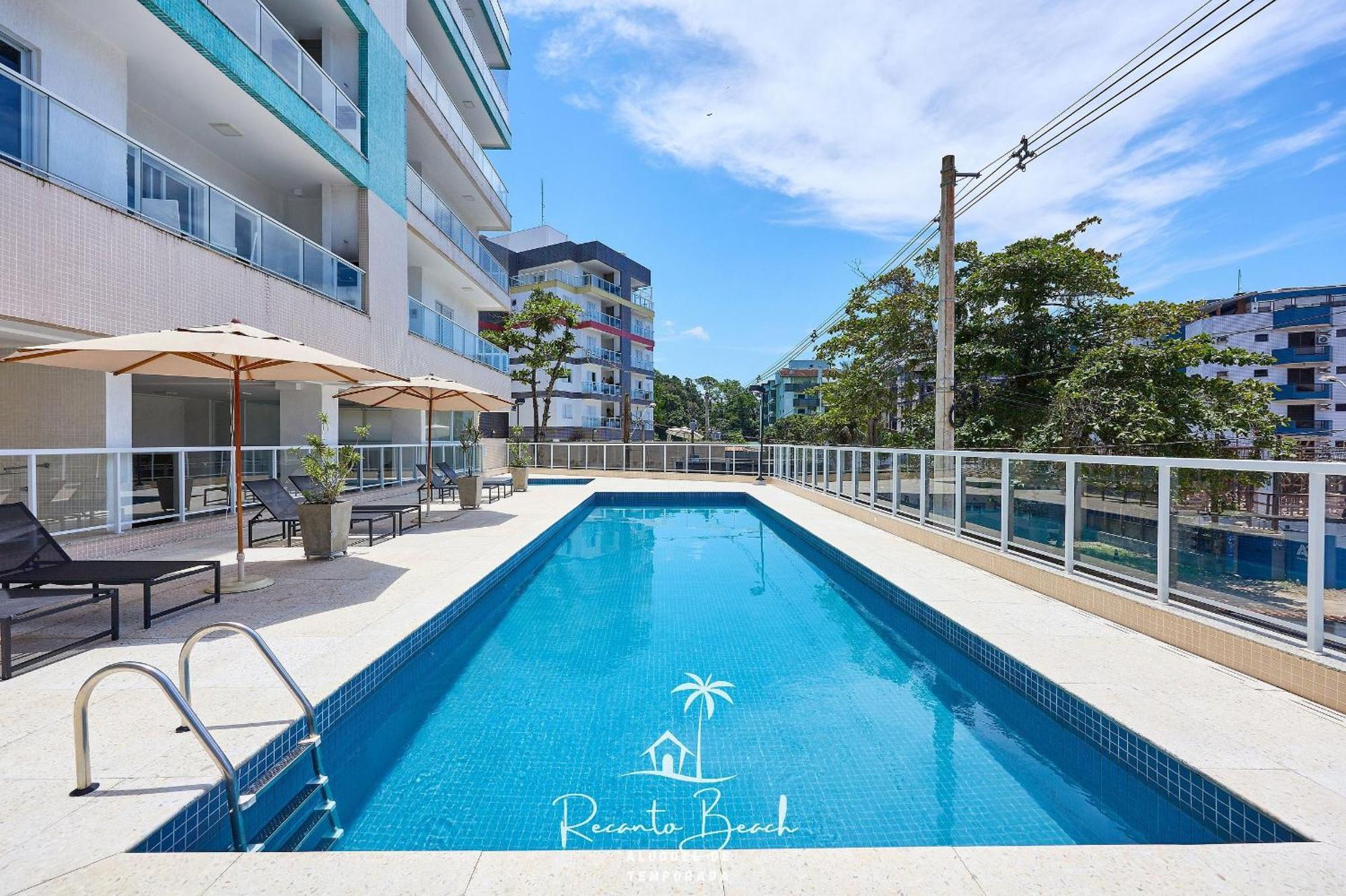 Apto Com Piscina Aquecida Sauna E Churrasqueira Apartamento Ubatuba Exterior foto